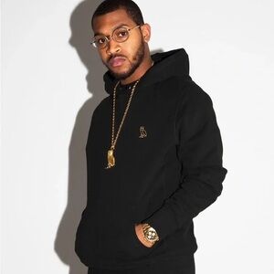 OVO Essentials Hoodie Black Medium Octobers Very Own Classic